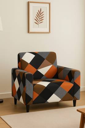 igi Polyester 1 Seater Sofa Geometric Cover