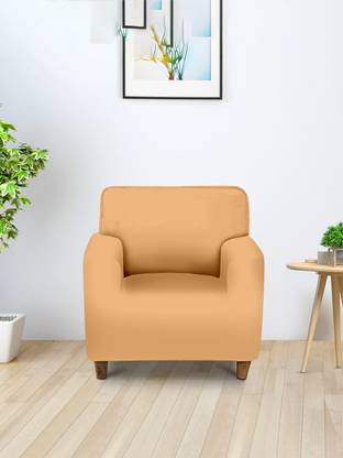 Flipkart SmartBuy Polyester Plain 1 Seater Sofa Cover