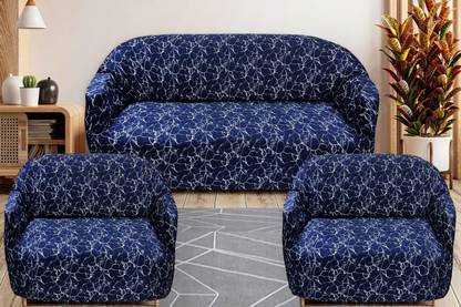 Gifts Island Polyester Abstract 3+1+1 Seater Sofa Cover