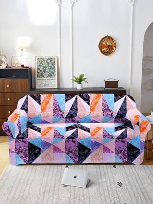 Cortina Polyester Abstract 3 Seater Sofa Cover