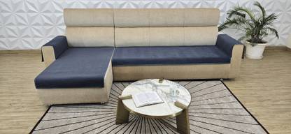 MHF Microsuede Plain 3+2 Seater L-Shape Sofa Cover