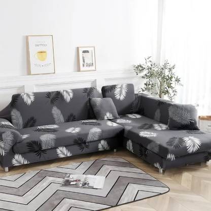 lukzer Polyester Floral 3 Seater Sofa Cover
