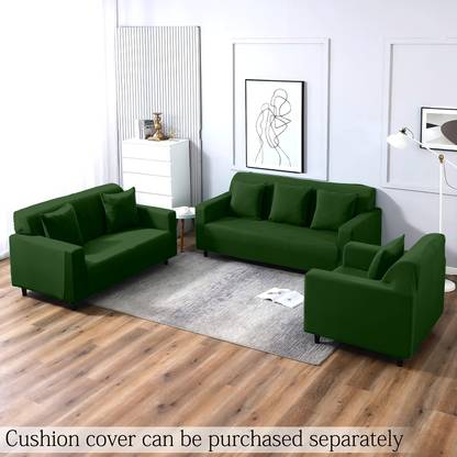 Flipkart SmartBuy Polyester Plain 3+1+1 Seater Sofa Cover