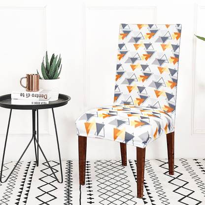 STYLE4HER Polycotton Geometric 1 Seater Chair Cover