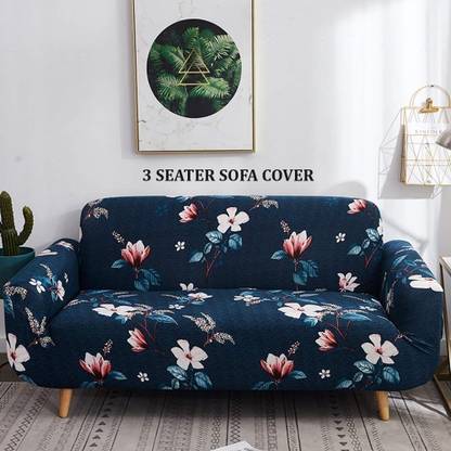 TONY STARK Polycotton Floral 3 Seater Sofa Cover