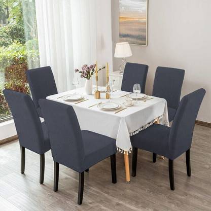 LAZI Polycotton Plain 1 Seater Chair Cover