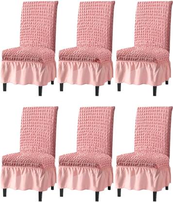 Cortina Polyester Polka 6 Seater Chair Cover
