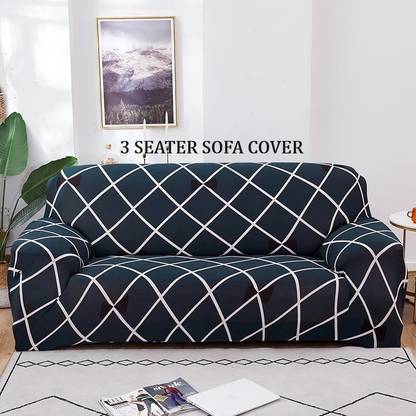 TONY STARK Polycotton Striped 3 Seater Sofa Cover