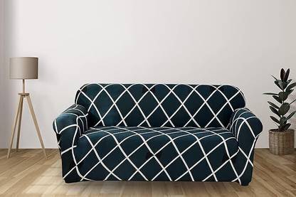 FurShine Polyester Abstract 3 Seater Sofa Cover