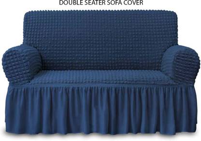 Magic Cover Polyester 2 Seater Sofa Checkered Cover