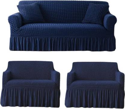 TONY STARK Polycotton Striped 3+1+1 Seater Sofa Cover