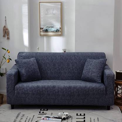 lukzer Polyester Striped 3 Seater Sofa Cover