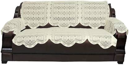 EASTTARDOMM Cotton Floral 3 Seater Sofa Cover