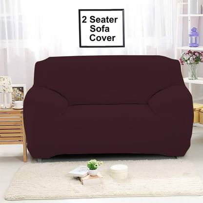 HOTKEI Polycotton Plain 3 Seater Sofa Cover