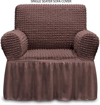 Magic Cover Polyester 1 Seater Sofa Embroidered Cover