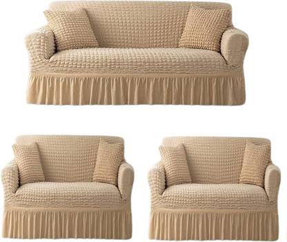 TONY STARK Polycotton Striped 3+1+1 Seater Sofa Cover