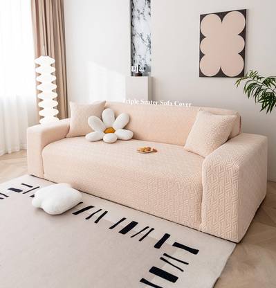 Magic Cover Jacquard 3 Seater Sofa Checkered Cover