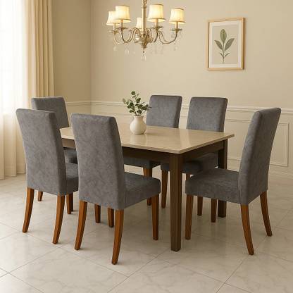 Roodra Creations Velvet 1 Seater Chair Plain Cover