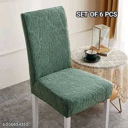 Garg Trading Comp Velvet Abstract 6 Seater Chair Cover