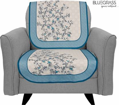 Bluegrass Polycotton, Lace Floral 3+2 Seater Sofa Cover