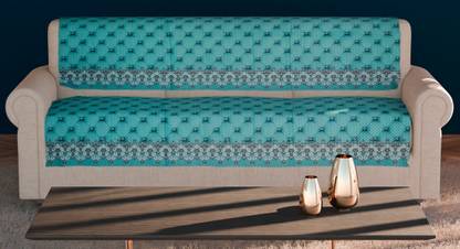 Fashion Throw Velvet 4 Seater Sofa Checkered Cover