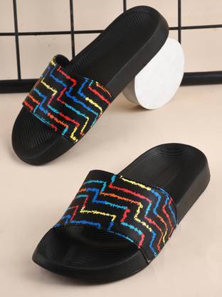 Foot Print Men Slides