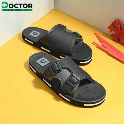 Doctor Health Super Soft Men Newly Launch Stylish | Cushioned | Comfortable | Breathable | Adjustable Strap Flip Flops