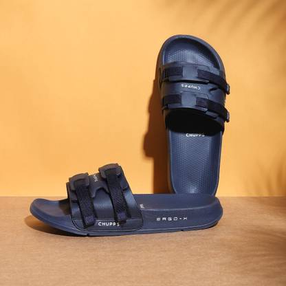 Chupps Men Element Navy Comfortable Foam Flip Flop & Slider Slides
