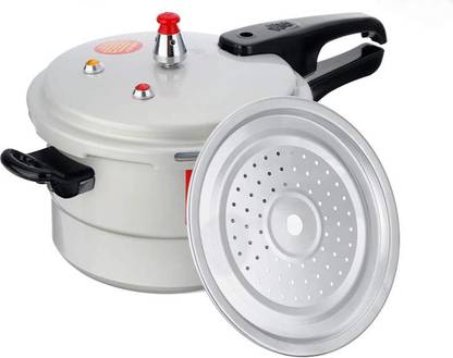Feeling mall Aluminum Pressure Cooker Cooking Pot Anti-scald Multi-purpose Handle Slow Cooker