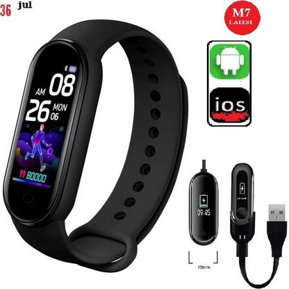 jorugo B2851(M7) LATEST ACTIVITY TRACKER BLUETOOTH SMART WATCH BLACK ( PACK OF 1)