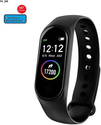 Bymaya B2054(M7) PRO HEART RATE STEP COUNT SMART WATCH BLACK ( PACK OF 1) Smartwatch