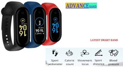 Jocoto S1342(M6) ULTRA FITNESS TRACKER MULTI SPORTS SMART WATCH BLACK(PCAK OF 1)