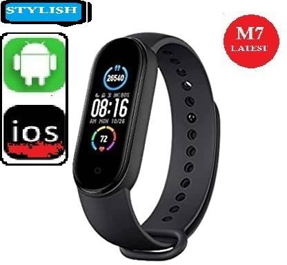 Bygaura B1742(M7) PRO HEART RATE STEP COUNT SMART WATCH BLACK ( PACK OF 1)