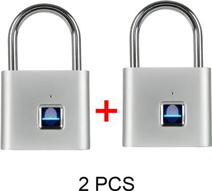 Astar FINGFERPRINT BIOMETRIC KEYLESS PADS FOR SET OF 2 ( SILVER ) Smart Door Lock