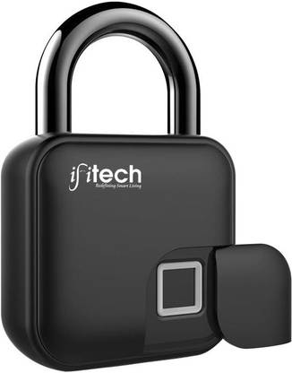 IFITech Bluetooth Enabled Rechargeable Fingerprint Pad Smart Door Lock