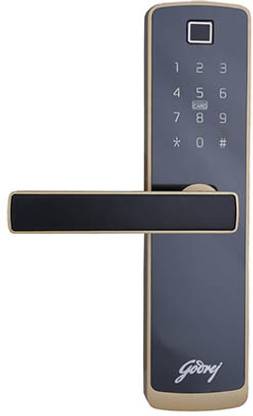 Godrej Locks Catus Connect I Digital Lock for Wooden Door | 5 in 1 Access I 3 Bolts Smart Door Lock