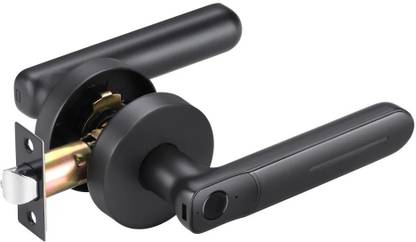 Linkify Biometric Tuya BLE APP Fingerprint Sensor Keyless Smart Wood Door Handle Locks Smart Door Lock