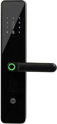 Yale YDME 100 NxT Smart Digital Lock for Wooden Door with Fingerprint, RFID, Pin Code, Mechanical Key & Alarm Feature Smart Door Lock