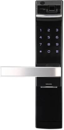 Yale YDM 4109-A Smart Digital Door Lock with 4 in 1 Access Fingerprint, PIN, RFID & Manual Key Access | Alarm Feature | Door Width 38mm to 80mm Smart Door Lock