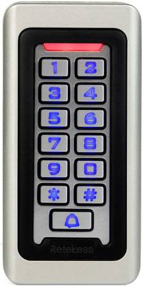 Retekess Access Control Keypad Waterproof IP68 Metal Case Smart Door Lock