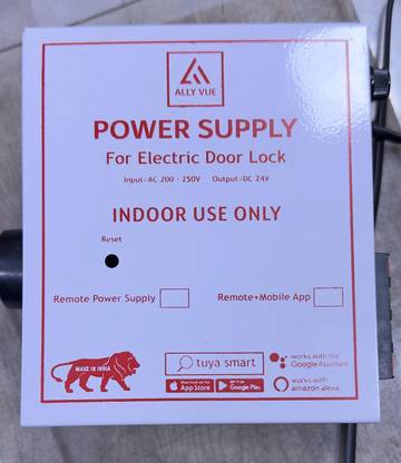 ALLY VUE POWER SUPPLY FOR DOOR LOCK REMOTE KIT 24 V WITH REMOTE Smart Door Lock