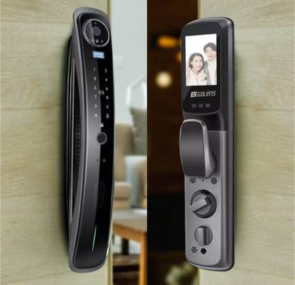 GOLENS Golens X25 Luxurious Design, , Digital 3D face Recognition Camera Using App Smart Door Lock