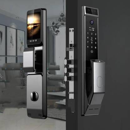 GOLENS X12 Smart Lock 6 Ways Unlocking |HD Camera | Fingerprint | Mobile App | RFID Card | PIN | OTP |Key Smart Door Lock