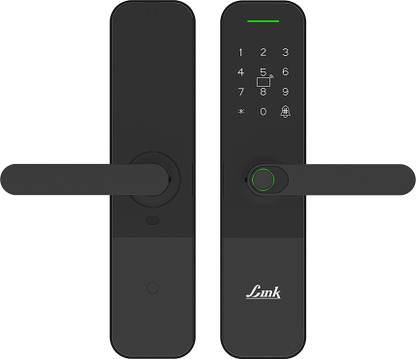 Link Smart Vitron Digital Biometric Door Lock (Mobile app with Wi-Fi, Black Smart Door Lock
