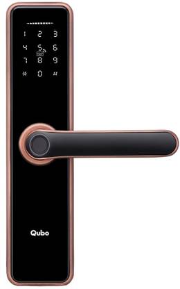 Qubo Smart Door Lock Essential (Copper) | 7 Unlock Modes | App Control | 2Y Warranty Smart Door Lock