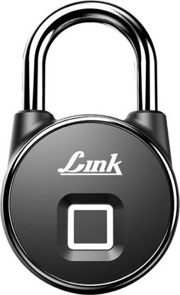 Link Smart Fingerprint Padlock With 2 Way Access Fingerprint & Mobile App Access, Suitable For Bags, Suitcase, Bike, Garage Door, Cabinet, Warehouse Doors and Shutters. Smart Door Lock