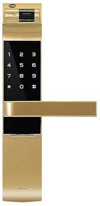 Yale YDM 4109- A with Fingerprint, Pin & Manual Key Access, Alarm Feature Smart Door Lock