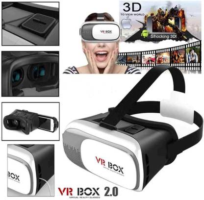 iPretty Virtual Reality Glass 3D VR Box Headsets for Mobile Phone upto 6.5 Inch Display