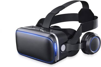 Jaaro VR Headset with Type C & Lightning Connectors, Built-in Headphones