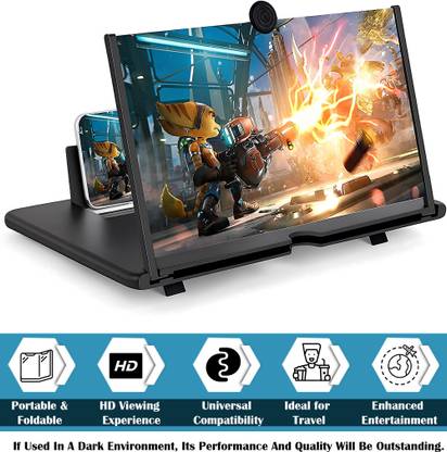 TGS Screen Magnifer (8Inch)-3D HD Mobile Phone Projector Screen